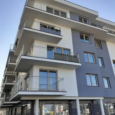아파트 Apartament Kapitanski Mostek 17a Z Widokiem Na Port I Latarnie Morska Oraz Garazem 코워브제크